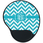 Pixelated Chevron Mouse Pad with Wrist Support