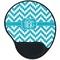 Pixelated Chevron Mouse Pad with Wrist Support - Main