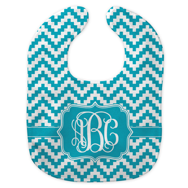 Pixelated Chevron New Bib Flat Approval