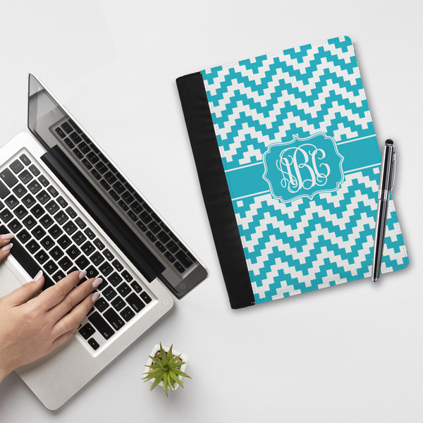 Pixelated Chevron Notebook Padfolio - LIFESTYLE (large)