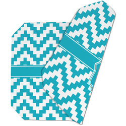 Pixelated Chevron Dining Table Mat - Octagon (Double-Sided) w/ Monogram