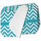 Pixelated Chevron Octagon Placemat - Single front set of 4 (MAIN)