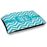 Pixelated Chevron Dog Bed w/ Monogram