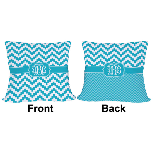 Pixelated Chevron Outdoor Pillow - 16x16
