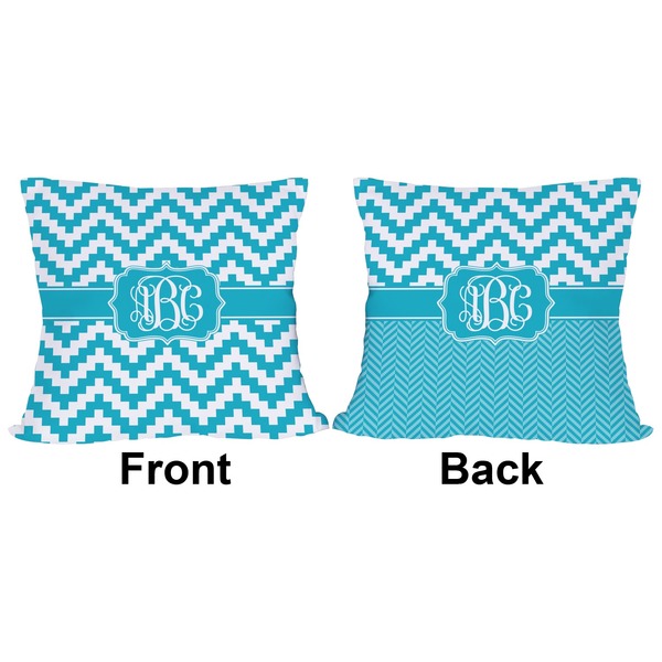 Pixelated Chevron Outdoor Pillow - 20x20