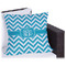 Pixelated Chevron Outdoor Pillow - 16" (Personalized)