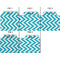 Pixelated Chevron Page Dividers - Set of 5 - Approval
