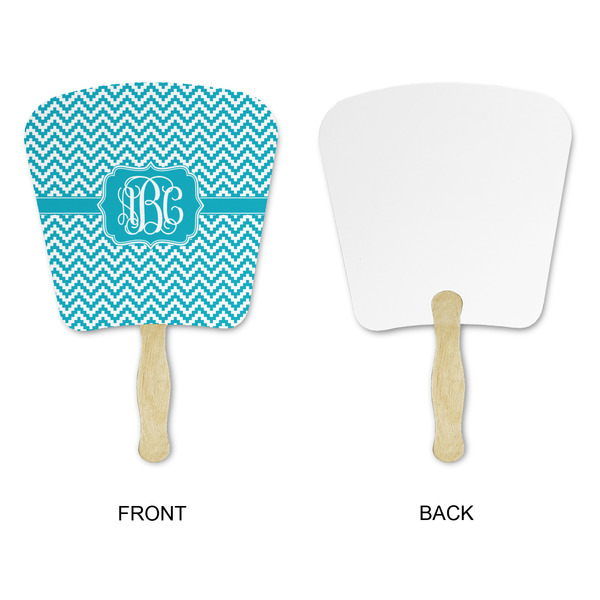 Pixelated Chevron Paper Fans - Approval