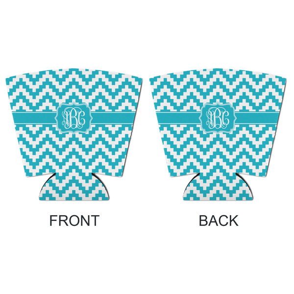 Pixelated Chevron Party Cup Sleeves - with bottom - APPROVAL