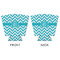 Pixelated Chevron Party Cup Sleeves - with bottom - APPROVAL