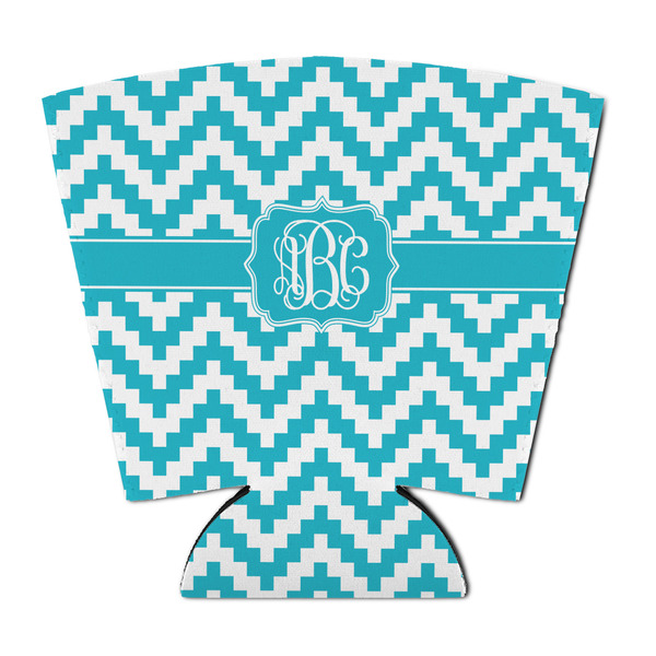 Custom Pixelated Chevron Party Cup Sleeve - with Bottom (Personalized)