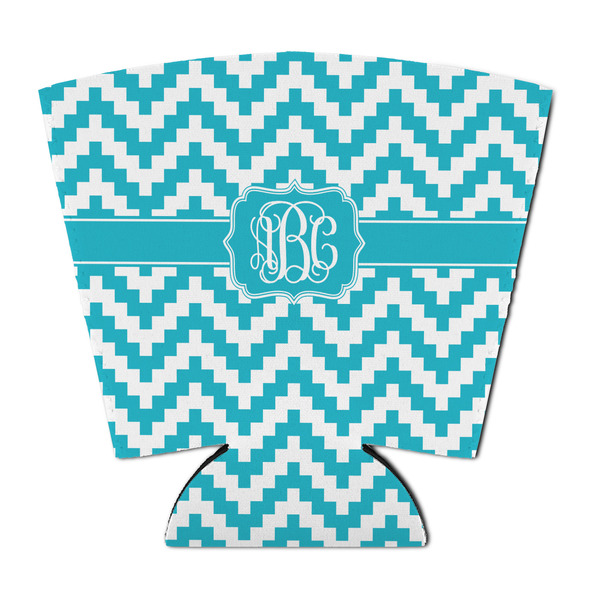 Pixelated Chevron Party Cup Sleeves - with bottom - FRONT