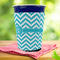 Pixelated Chevron Party Cup Sleeves - with bottom - Lifestyle