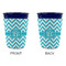 Pixelated Chevron Party Cup Sleeves - without bottom - Approval