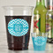 Pixelated Chevron Party Cups - 16oz - In Context