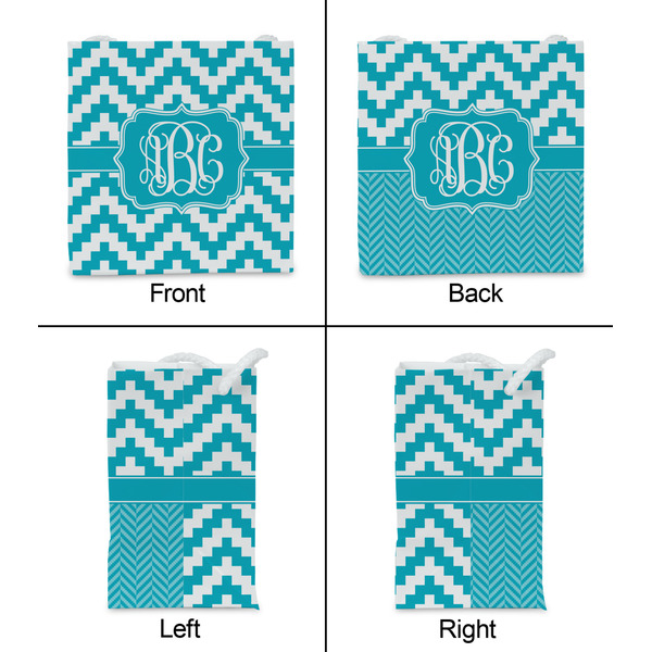 Pixelated Chevron Party Favor Gift Bag - Gloss - Approval
