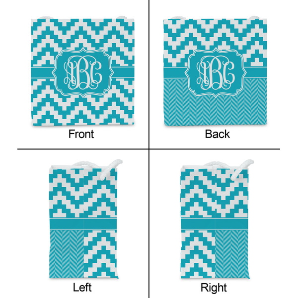 Pixelated Chevron Party Favor Gift Bag - Matte - Approval