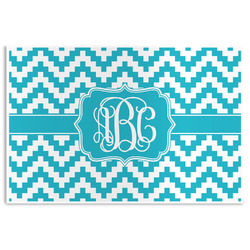 Pixelated Chevron Disposable Paper Placemats (Personalized)