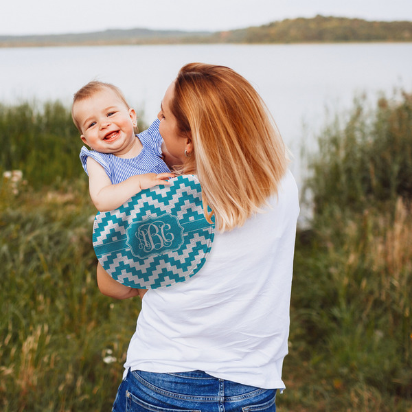 Pixelated Chevron Peanut Shaped Burp - Lifestyle