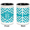 Pixelated Chevron Pencil Holder - Black - approval