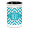 Pixelated Chevron Ceramic Pencil Holders - Black