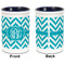 Pixelated Chevron Pencil Holder - Blue - approval