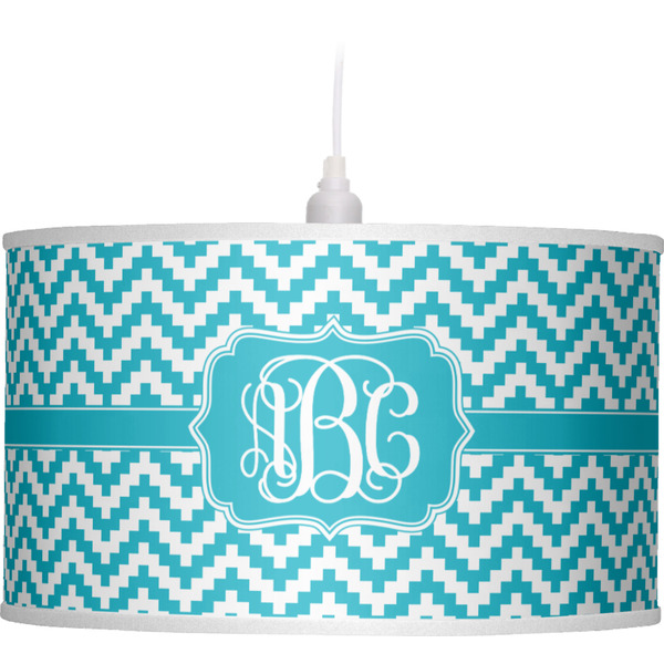 Pixelated Chevron Pendant Lamp Shade
