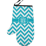 Pixelated Chevron Left Oven Mitt (Personalized)