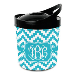 Pixelated Chevron Plastic Ice Bucket (Personalized)
