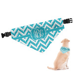 Pixelated Chevron Dog Bandana - XLarge (Personalized)