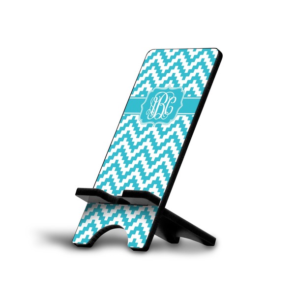 Custom Pixelated Chevron Cell Phone Stand (Personalized)