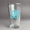 Pixelated Chevron Pint Glass - Two Content - Front/Main