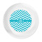 Pixelated Chevron Plastic Party Dinner Plates - Approval