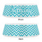 Pixelated Chevron Plastic Pet Bowls - Small - APPROVAL