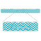 Pixelated Chevron Plastic Ruler - 12" (Personalized)
