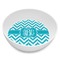 Pixelated Chevron Melamine Bowl - 8 oz (Personalized)