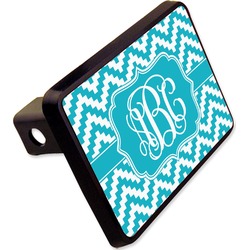 Pixelated Chevron Rectangular Trailer Hitch Cover - 2" (Personalized)