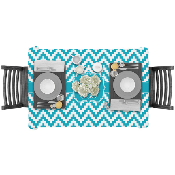 Pixelated Chevron Rectangular Tablecloths - LIFESTYLE