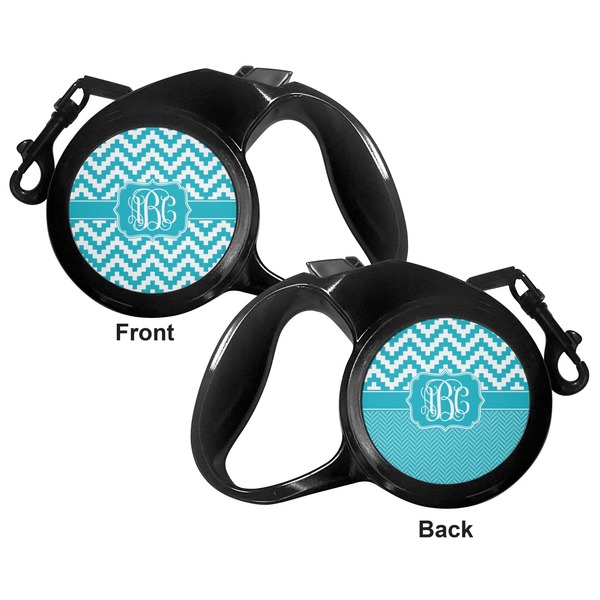 Pixelated Chevron Retractable Dog Leash - Small - Apvl
