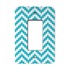 Pixelated Chevron Rocker Style Light Switch Cover (Personalized)