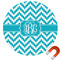 Pixelated Chevron Car Magnet (Personalized)