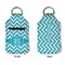Pixelated Chevron Sanitizer Holder Keychain - Small APPROVAL (Flat)