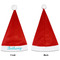 Pixelated Chevron Santa Hats - Front and Back (Single Print) APPROVAL