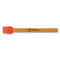 Pixelated Chevron Silicone Brush - Red (Personalized)
