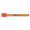 Pixelated Chevron Silicone Brush-  Red - FRONT