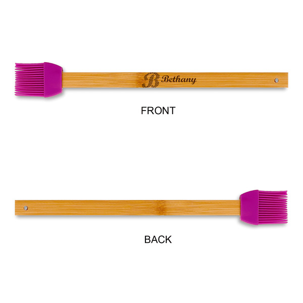 Pixelated Chevron Silicone Brushes - Purple - APPROVAL