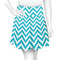 Pixelated Chevron Skater Skirt