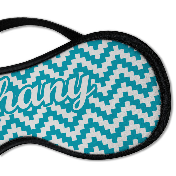 Pixelated Chevron Sleeping Eye Mask - DETAIL Large
