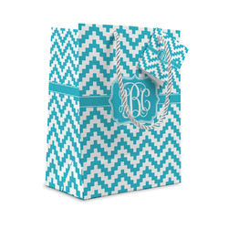 Pixelated Chevron Gift Bag (Personalized)