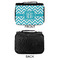 Pixelated Chevron Small Travel Bag - APPROVAL